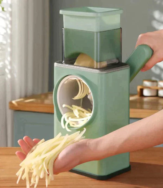 Multifunctional Vegetable Cutter Manual Rotary Cheese Grater Shredder