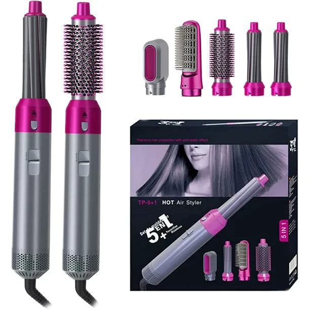 5 IN 1 HAIR DRYER HOT COMB